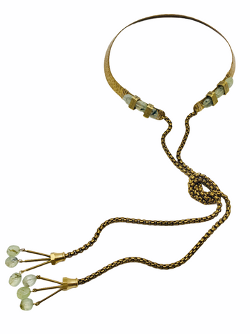 Jingu Necklace - Prehnite