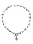 Herkimer Diamond Barb Wire Necklace