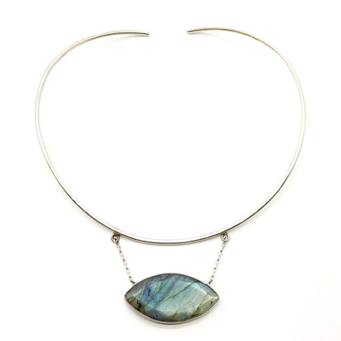Margot Necklace - Labradorite
